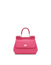 Small Sicily handbag in dauphine calfskin - | Dolce & Gabbana