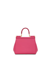 Small Sicily handbag in dauphine calfskin - | Dolce & Gabbana