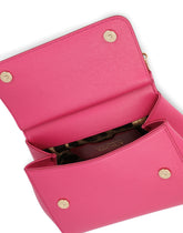 Small Sicily handbag in dauphine calfskin - | Dolce & Gabbana