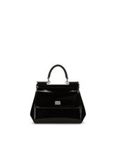 Small Sicily handbag in polished calfskin - | Dolce & Gabbana