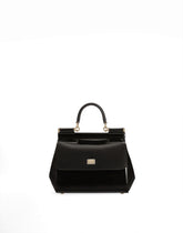 Small Sicily handbag in patent leather - | Dolce & Gabbana