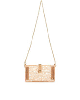 DOLCE BOX CLUTCH IN PLEXIGLASS AND LACE - | Dolce & Gabbana