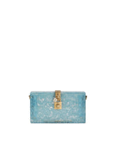 DOLCE BOX CLUTCH IN PLEXIGLASS AND LACE - | Dolce & Gabbana