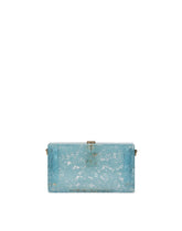 DOLCE BOX CLUTCH IN PLEXIGLASS AND LACE - | Dolce & Gabbana