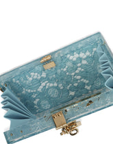 DOLCE BOX CLUTCH IN PLEXIGLASS AND LACE - | Dolce & Gabbana