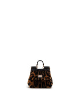 Micro Sicily bag with leopard print - | Dolce & Gabbana