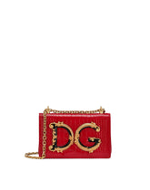 Crocodile-print calfskin DG Girls bag - | Dolce & Gabbana