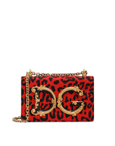 Leopard-print brocade DG Girls bag - | Dolce & Gabbana