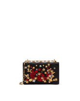 DG GIRLS CROSS-BODY BAG IN BROCADE WITH APPLIQUÉS AND EMBROIDERY - | Dolce & Gabbana