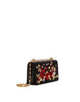 DG GIRLS CROSS-BODY BAG IN BROCADE WITH APPLIQUÉS AND EMBROIDERY - | Dolce & Gabbana