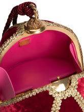 Velvet and brass lampshade handbag - | Dolce & Gabbana