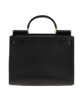 LARGE SICILY 62 TOTE BAG IN CALFSKIN AND CASHMERE SPLIT-GRAIN LEATHER - | Dolce & Gabbana
