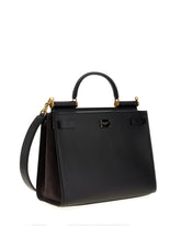 LARGE SICILY 62 TOTE BAG IN CALFSKIN AND CASHMERE SPLIT-GRAIN LEATHER - | Dolce & Gabbana