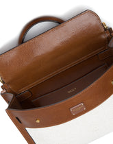 MEDIUM SICILY 62 BAG IN CANVAS AND COWHIDE - | Dolce & Gabbana