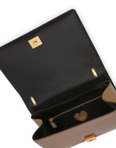 Medium Devotion crossbody bag in quilted nappa mordore leather - | Dolce & Gabbana