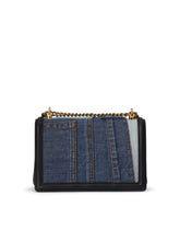 Medium Devotion bag in patchwork denim and plain calfskin - | Dolce & Gabbana