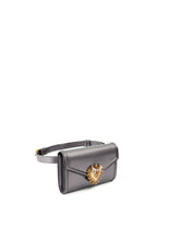 DEVOTION FANNY PACK IN MORDORE NAPPA LEATHER - | Dolce & Gabbana