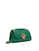 Large Devotion shoulder bag in braided nappa leather - | Dolce & Gabbana
