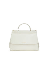 Handbag in drummed calf leather - | Dolce & Gabbana
