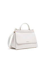 Handbag in drummed calf leather - | Dolce & Gabbana