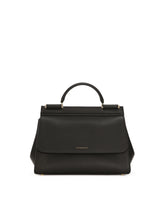 Handbag in drummed calf leather - | Dolce & Gabbana