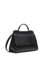 Handbag in drummed calf leather - | Dolce & Gabbana