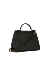 Handbag in drummed calf leather - | Dolce & Gabbana