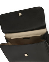 Handbag in drummed calf leather - | Dolce & Gabbana