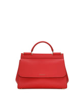 Handbag in drummed calf leather - | Dolce & Gabbana