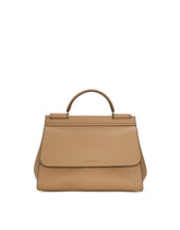 Handbag in drummed calf leather - | Dolce & Gabbana