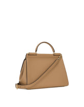 Handbag in drummed calf leather - | Dolce & Gabbana