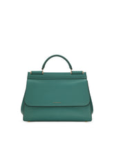 Handbag in drummed calf leather - | Dolce & Gabbana