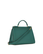 Handbag in drummed calf leather - | Dolce & Gabbana