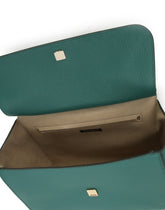 Handbag in drummed calf leather - | Dolce & Gabbana