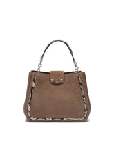 Crossbody bag with python outlines - | Dolce & Gabbana