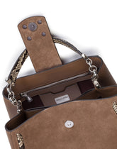 Crossbody bag with python outlines - | Dolce & Gabbana