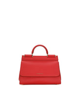 Handbag in drummed calf leather - | Dolce & Gabbana