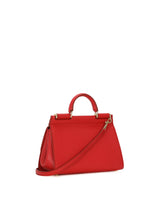 Handbag in drummed calf leather - | Dolce & Gabbana