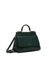 Handbag in drummed calf leather - | Dolce & Gabbana