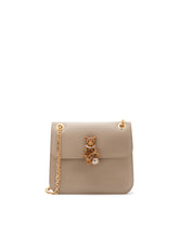 MEDIUM JUNGLE BAG IN CALFSKIN WITH BEJEWELED CLOSURE - | Dolce & Gabbana