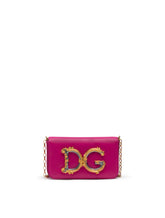 DG Girls clutch in calfskin - | Dolce & Gabbana
