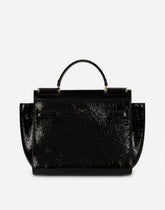 Large Sicily 62 Soft bag in creased patent leather - | Dolce & Gabbana