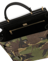 Sicily 62 Soft bag in camouflage patchwork - | Dolce & Gabbana