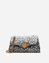 LARGE KNIT DEVOTION SHOULDER BAG - | Dolce & Gabbana