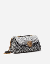 LARGE KNIT DEVOTION SHOULDER BAG - | Dolce & Gabbana