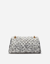 LARGE KNIT DEVOTION SHOULDER BAG - | Dolce & Gabbana