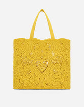 Large cordonetto lace shopper - | Dolce & Gabbana
