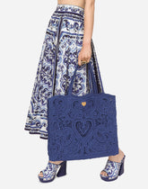 Large cordonetto lace shopper - | Dolce & Gabbana