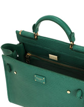 Small Monitor Lizard Sicily 62 Soft bag - | Dolce & Gabbana