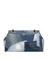 Devotion maxi-bag in patchwork denim and plain calfskin - | Dolce & Gabbana
